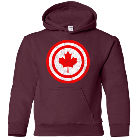 Sweatshirts Maroon / YS Captain Canada Youth Hoodie