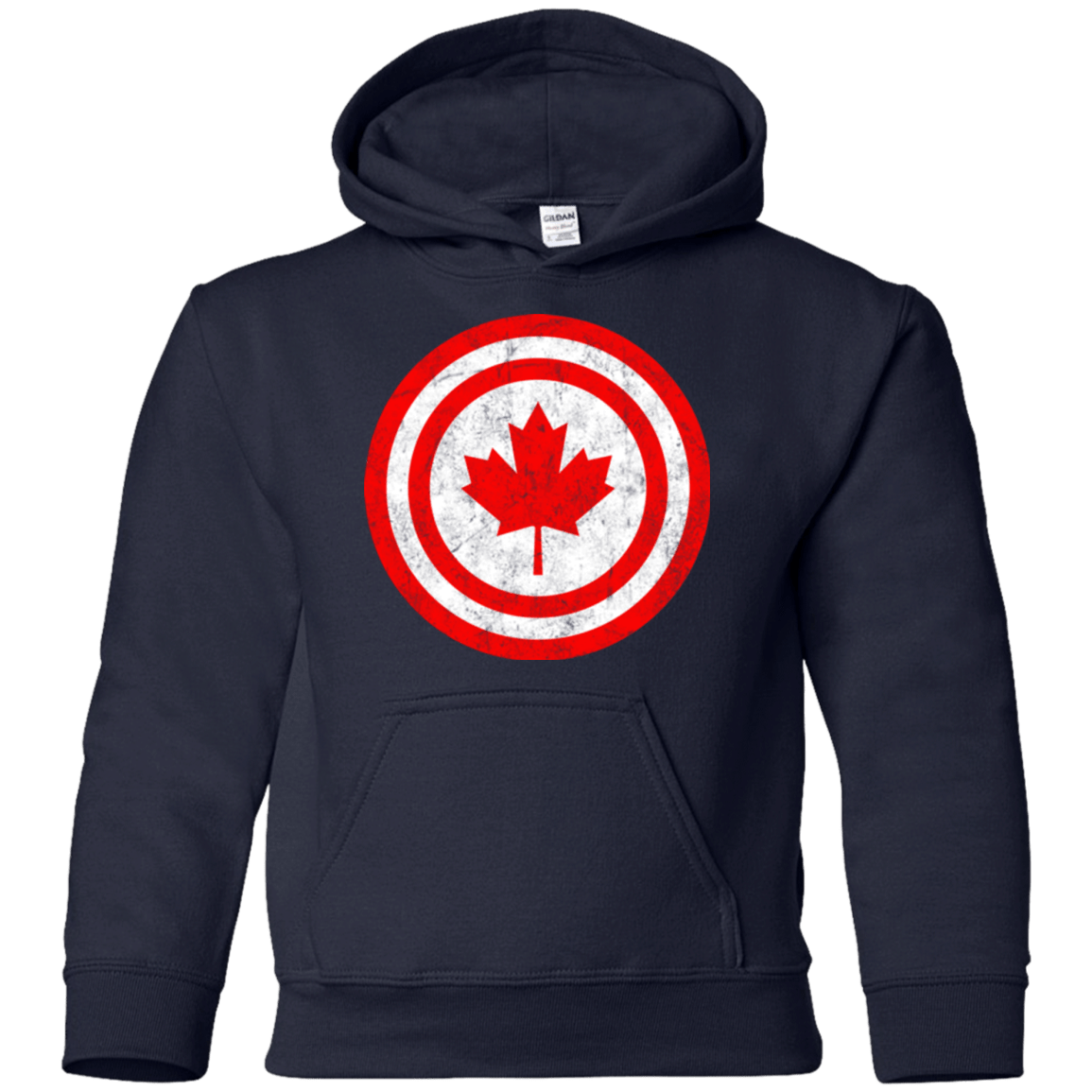 Sweatshirts Navy / YS Captain Canada Youth Hoodie