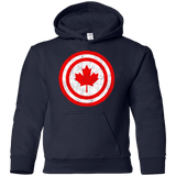 Sweatshirts Navy / YS Captain Canada Youth Hoodie