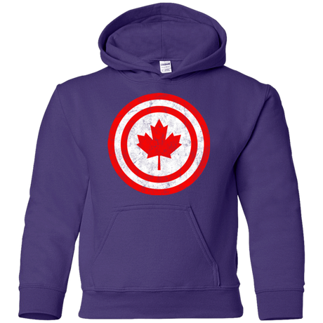 Sweatshirts Purple / YS Captain Canada Youth Hoodie