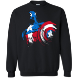 Sweatshirts Black / S Captain Crewneck Sweatshirt