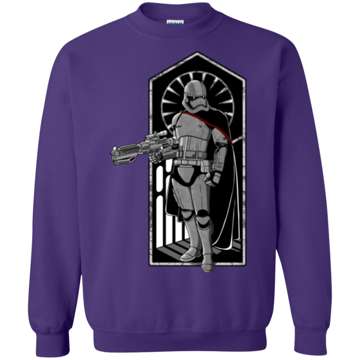 Sweatshirts Purple / S Captain Crewneck Sweatshirt