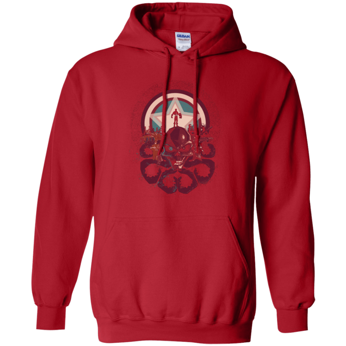 Sweatshirts Red / Small Captain Nightmare Pullover Hoodie