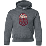 Sweatshirts Dark Heather / YS Captain Nightmare Youth Hoodie