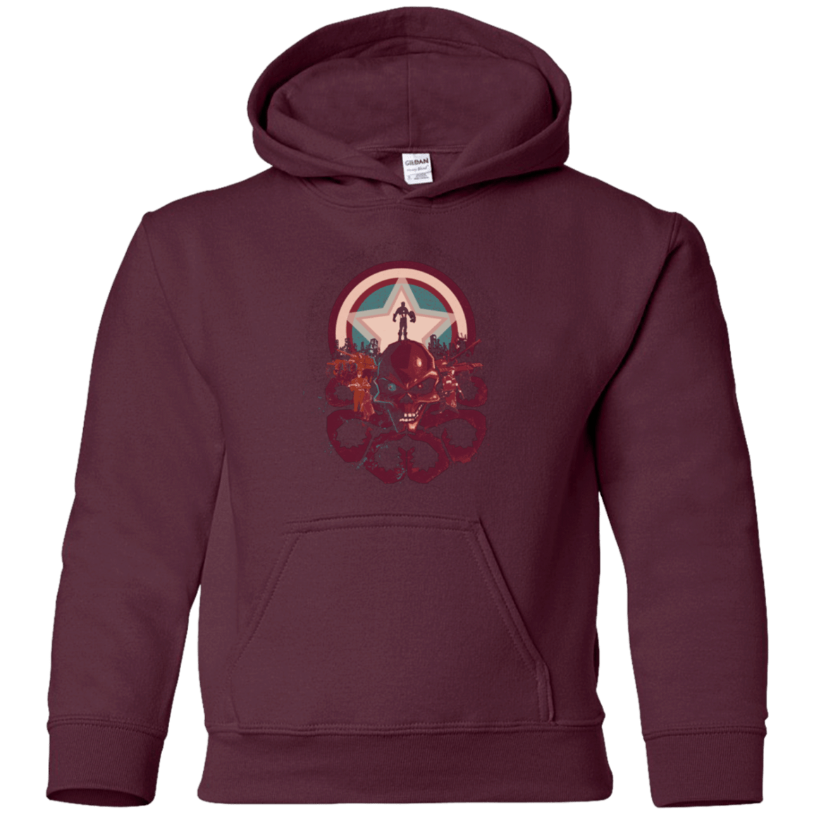 Sweatshirts Maroon / YS Captain Nightmare Youth Hoodie