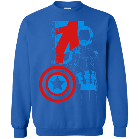 Sweatshirts Royal / S Captain Profile Crewneck Sweatshirt