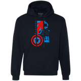 Sweatshirts Navy / S Captain Profile Premium Fleece Hoodie