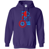 Sweatshirts Purple / S Captain Profile Pullover Hoodie