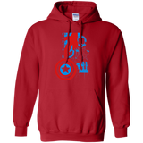 Sweatshirts Red / S Captain Profile Pullover Hoodie