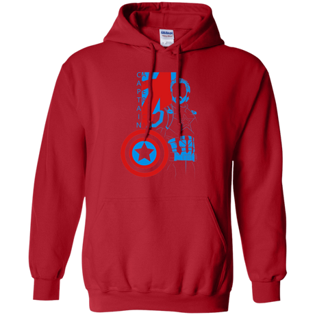 Sweatshirts Red / S Captain Profile Pullover Hoodie