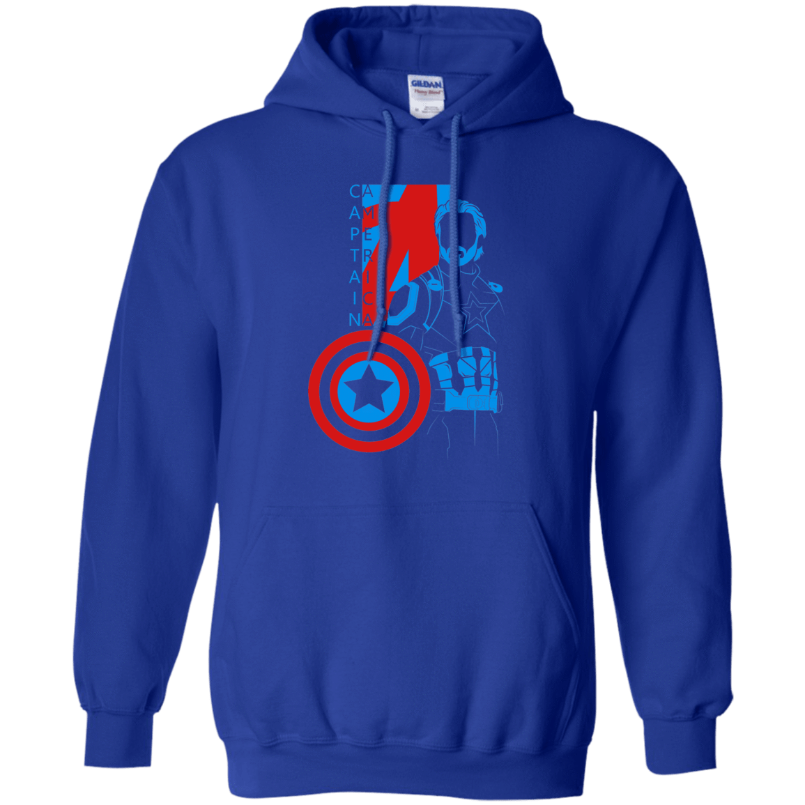 Sweatshirts Royal / S Captain Profile Pullover Hoodie