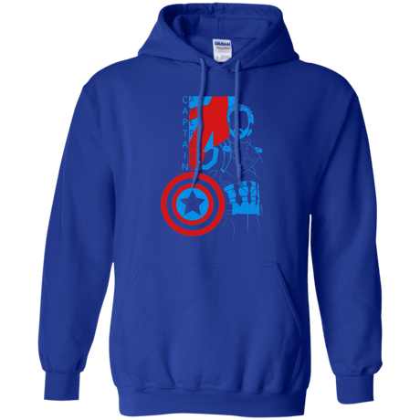 Sweatshirts Royal / S Captain Profile Pullover Hoodie