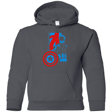 Sweatshirts Charcoal / YS Captain Profile Youth Hoodie