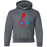 Sweatshirts Dark Heather / YS Captain Profile Youth Hoodie