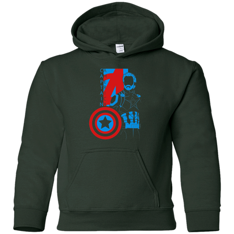 Sweatshirts Forest Green / YS Captain Profile Youth Hoodie