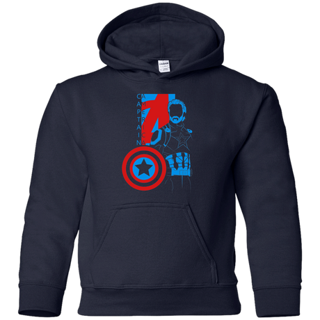 Sweatshirts Navy / YS Captain Profile Youth Hoodie