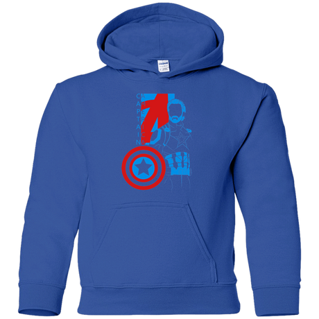 Sweatshirts Royal / YS Captain Profile Youth Hoodie