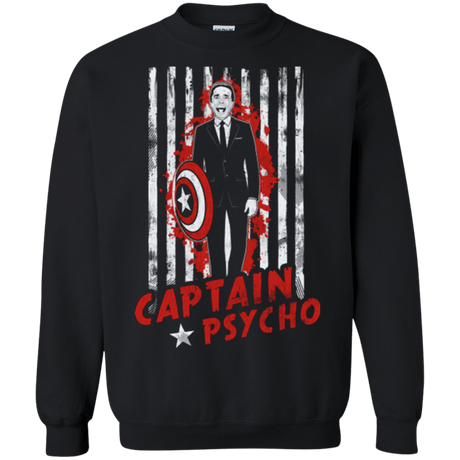 Sweatshirts Black / Small Captain Psycho Crewneck Sweatshirt
