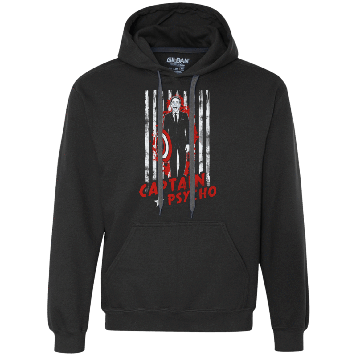 Sweatshirts Black / Small Captain Psycho Premium Fleece Hoodie