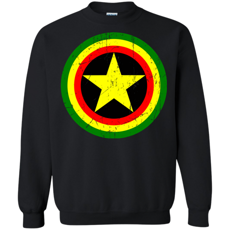 Sweatshirts Black / Small Captain Rasta Crewneck Sweatshirt