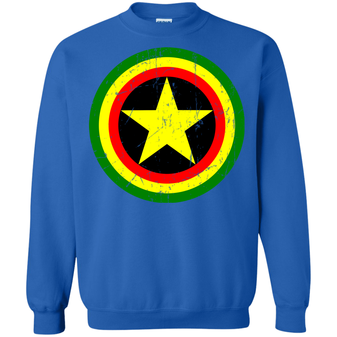 Sweatshirts Royal / Small Captain Rasta Crewneck Sweatshirt
