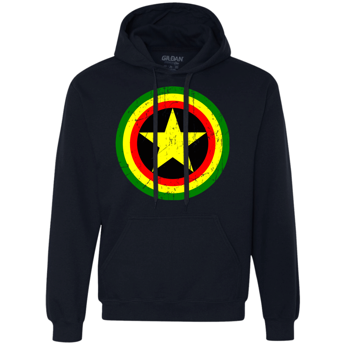 Sweatshirts Navy / Small Captain Rasta Premium Fleece Hoodie
