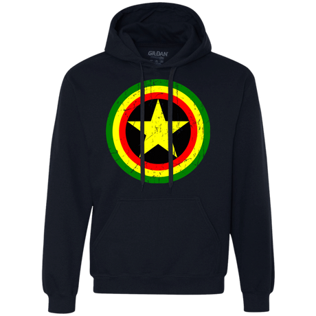 Sweatshirts Navy / Small Captain Rasta Premium Fleece Hoodie