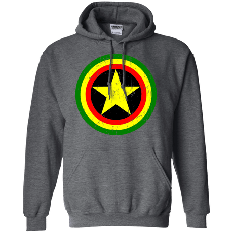 Sweatshirts Dark Heather / Small Captain Rasta Pullover Hoodie