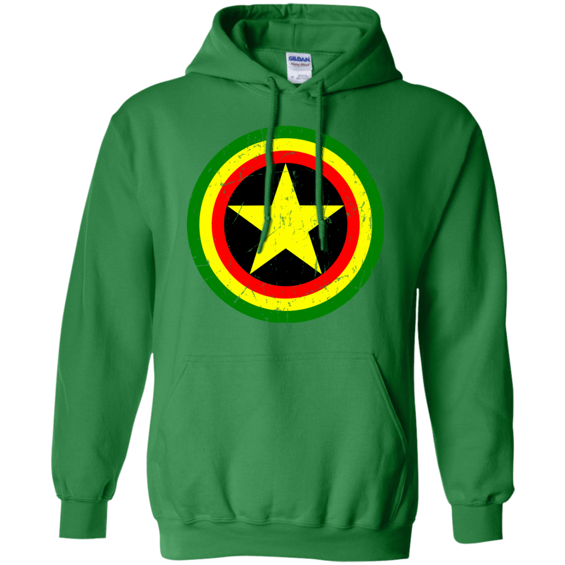 Sweatshirts Irish Green / Small Captain Rasta Pullover Hoodie