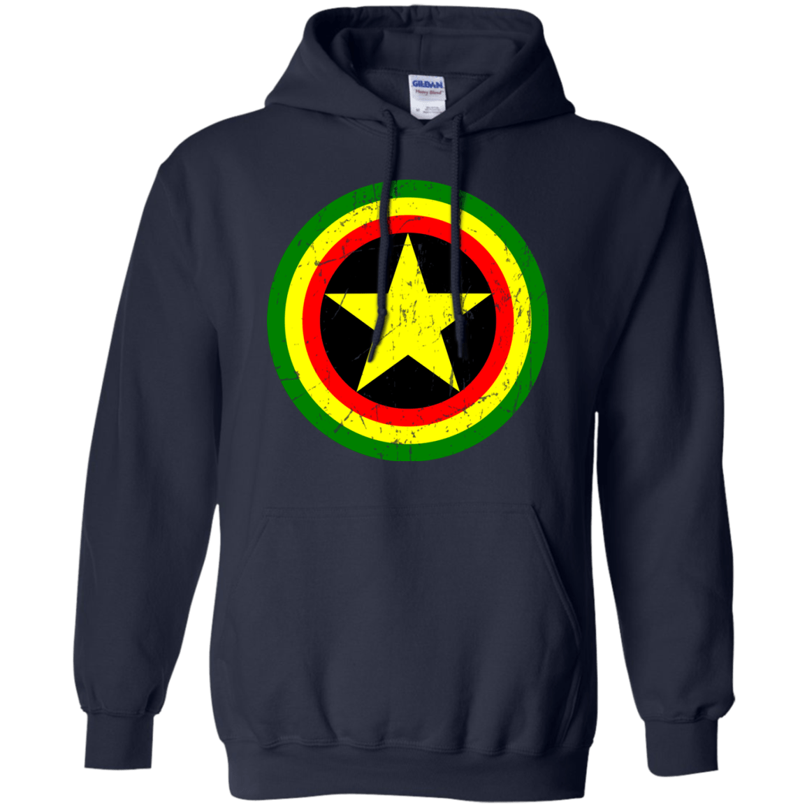 Sweatshirts Navy / Small Captain Rasta Pullover Hoodie