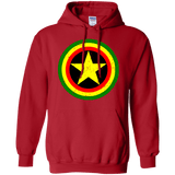 Sweatshirts Red / Small Captain Rasta Pullover Hoodie