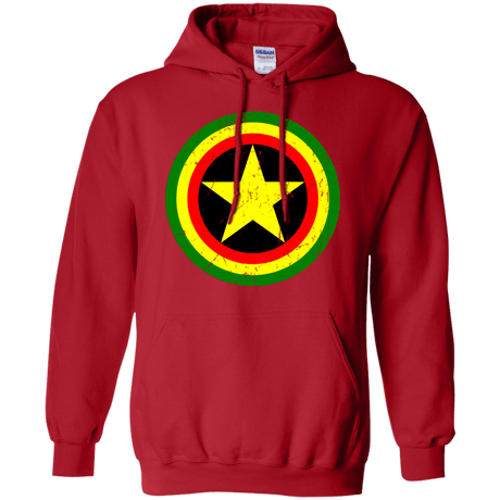 Sweatshirts Red / Small Captain Rasta Pullover Hoodie