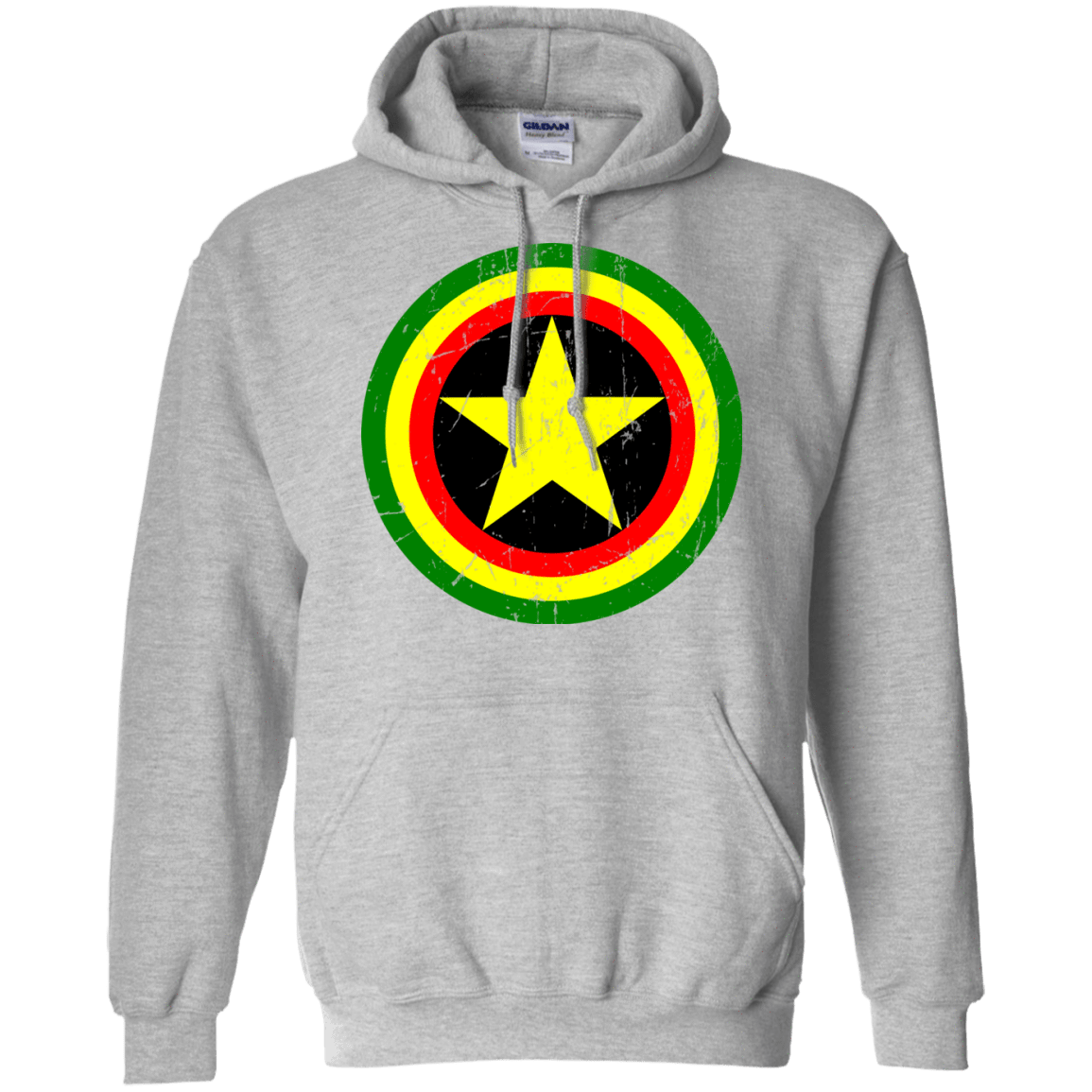 Sweatshirts Sport Grey / Small Captain Rasta Pullover Hoodie