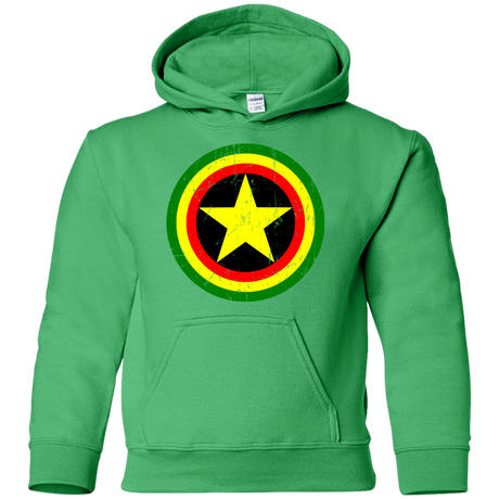 Sweatshirts Irish Green / YS Captain Rasta Youth Hoodie