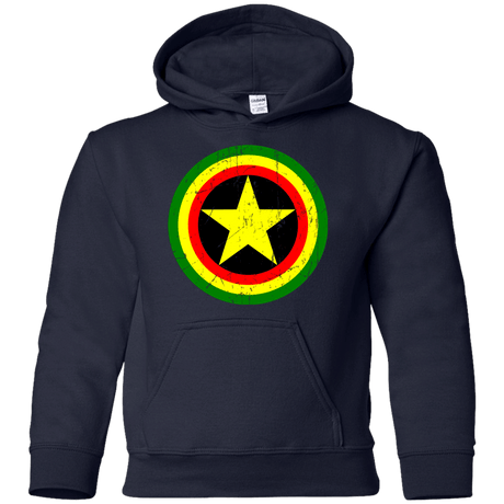 Sweatshirts Navy / YS Captain Rasta Youth Hoodie