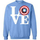 Sweatshirts Carolina Blue / Small Captain's Love Crewneck Sweatshirt