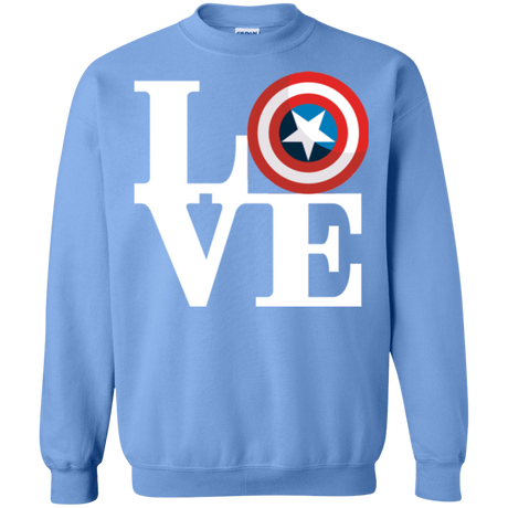 Sweatshirts Carolina Blue / Small Captain's Love Crewneck Sweatshirt