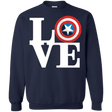 Sweatshirts Navy / Small Captain's Love Crewneck Sweatshirt