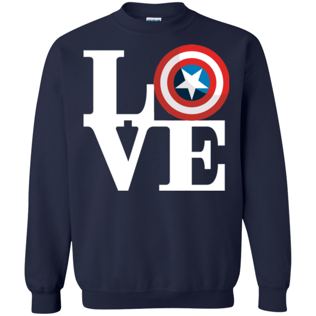 Sweatshirts Navy / Small Captain's Love Crewneck Sweatshirt