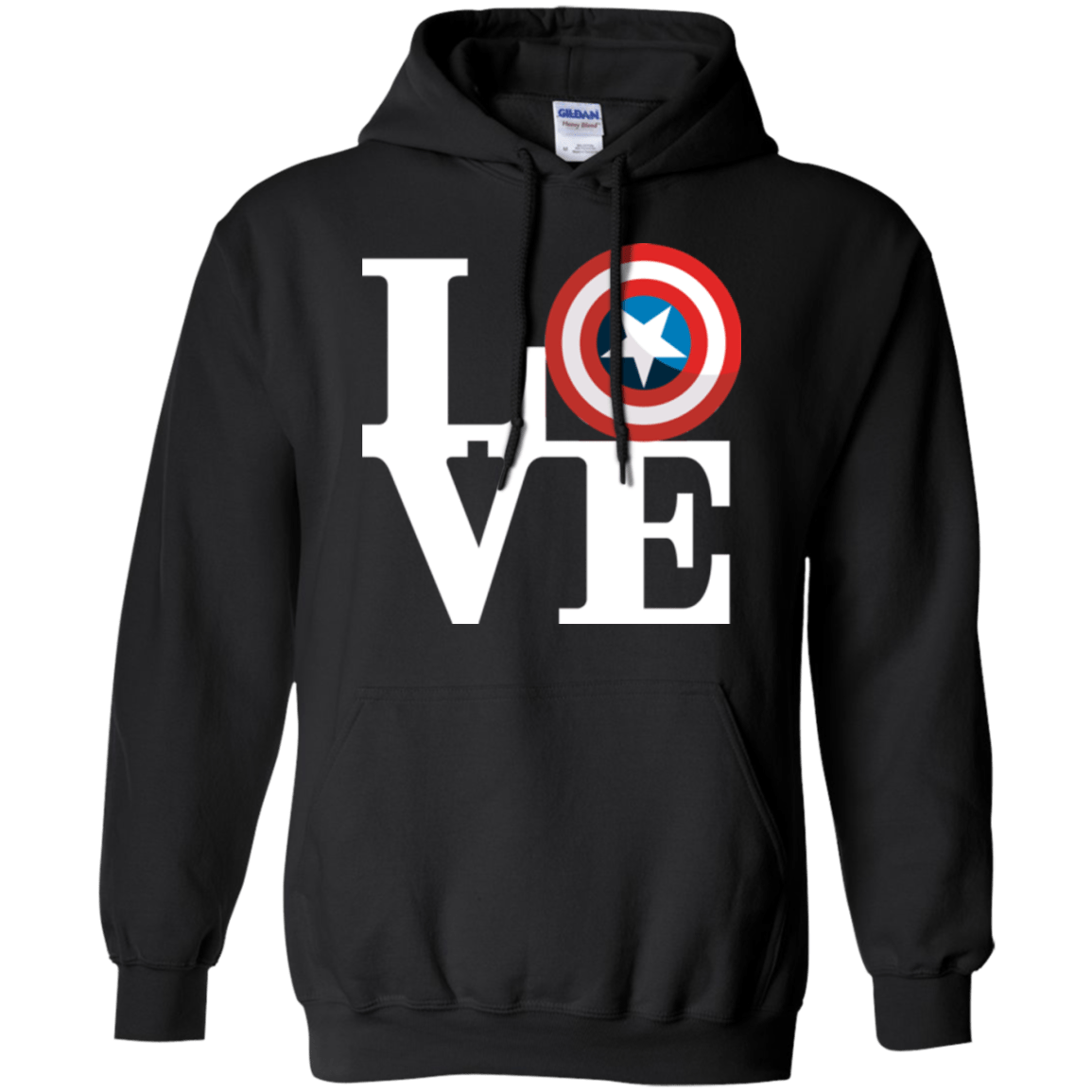 Sweatshirts Black / Small Captain's Love Pullover Hoodie