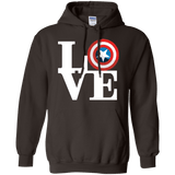 Sweatshirts Dark Chocolate / Small Captain's Love Pullover Hoodie