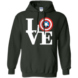 Sweatshirts Forest Green / Small Captain's Love Pullover Hoodie