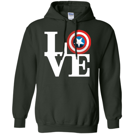 Sweatshirts Forest Green / Small Captain's Love Pullover Hoodie