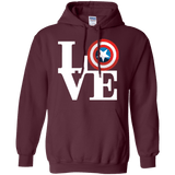 Sweatshirts Maroon / Small Captain's Love Pullover Hoodie