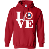 Sweatshirts Red / Small Captain's Love Pullover Hoodie