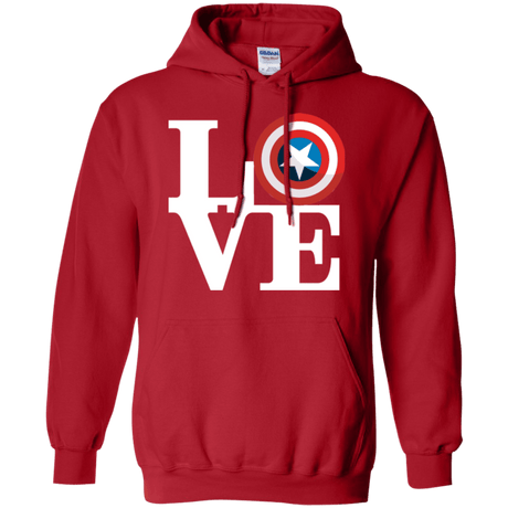 Sweatshirts Red / Small Captain's Love Pullover Hoodie