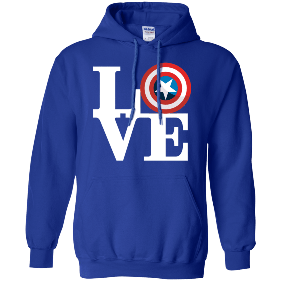 Sweatshirts Royal / Small Captain's Love Pullover Hoodie