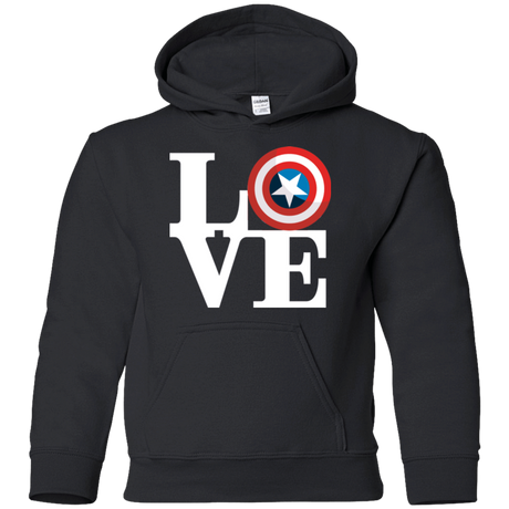 Sweatshirts Black / YS Captain's Love Youth Hoodie