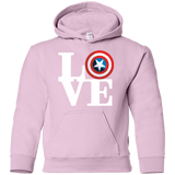 Sweatshirts Light Pink / YS Captain's Love Youth Hoodie