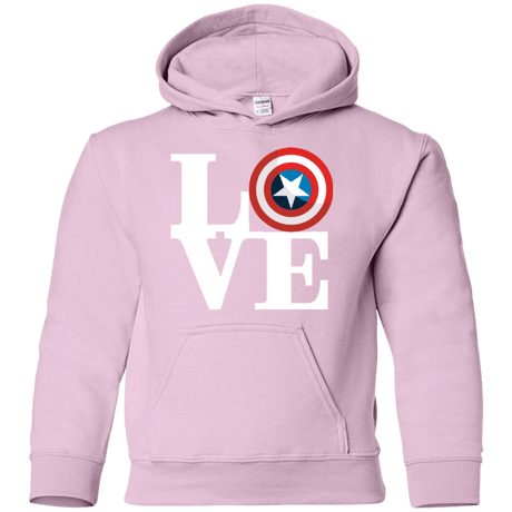 Sweatshirts Light Pink / YS Captain's Love Youth Hoodie